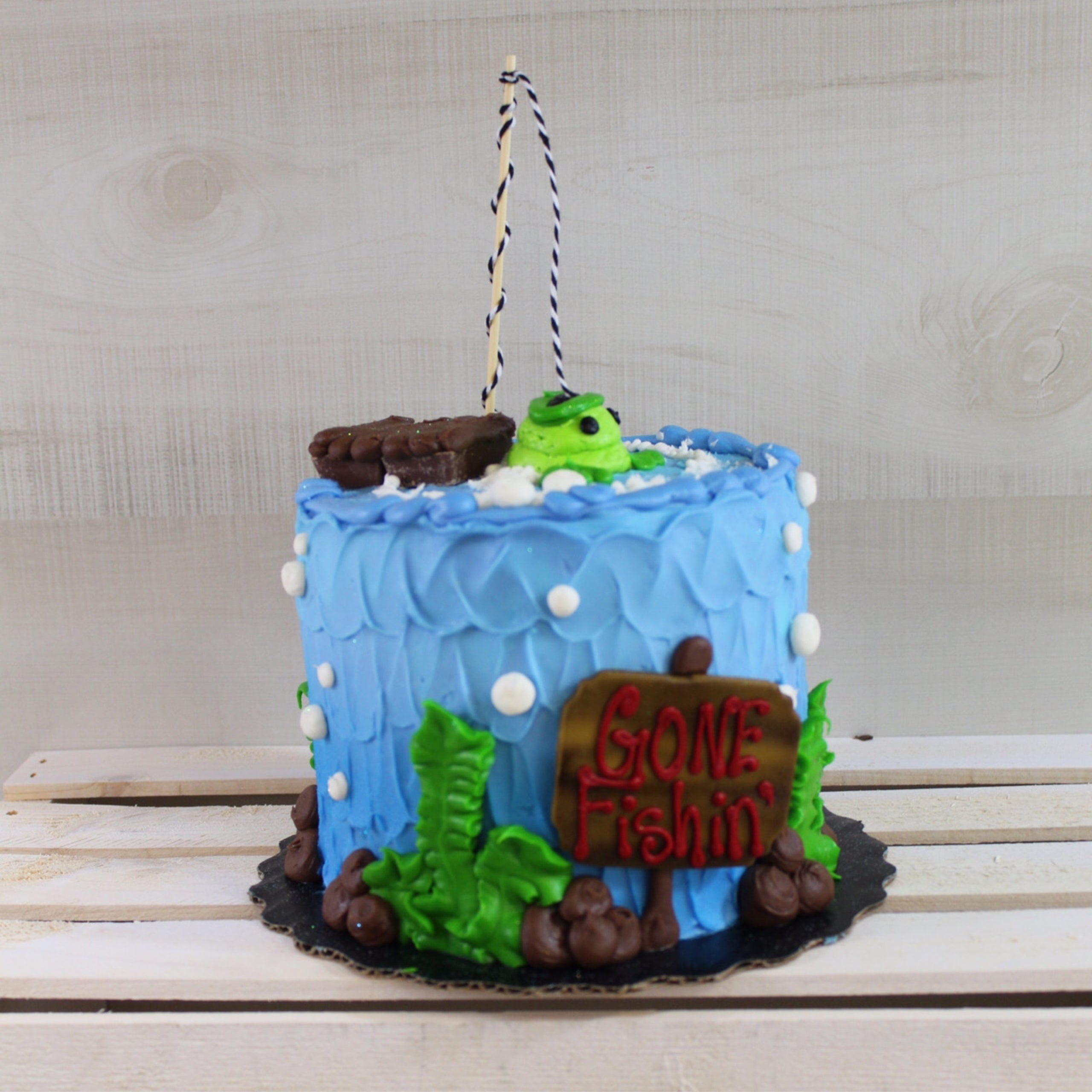 Gone Fishing Designer Cake